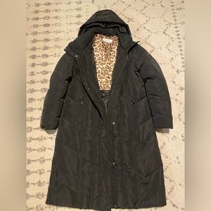 Calvin Klein black puffer down jacket size large